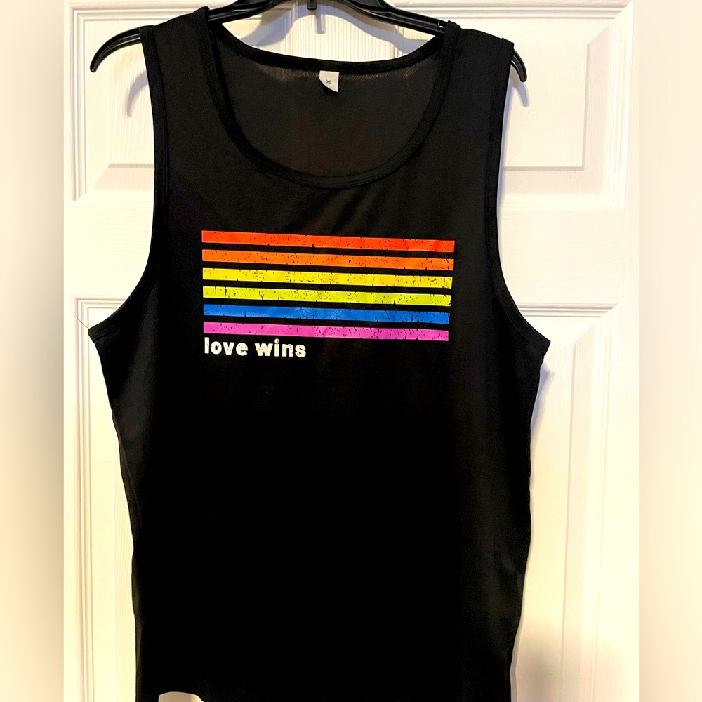 Black XL Pride Tank Top